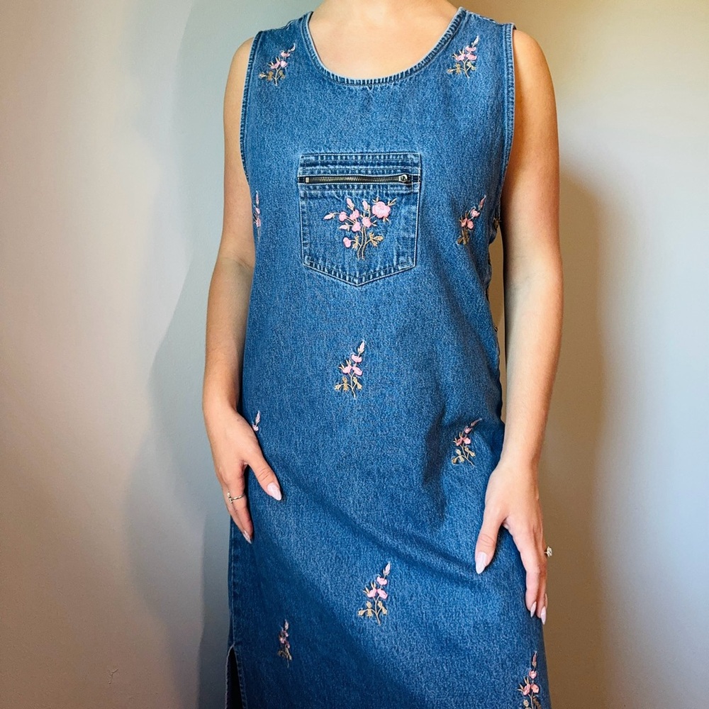 Vintage denim dress